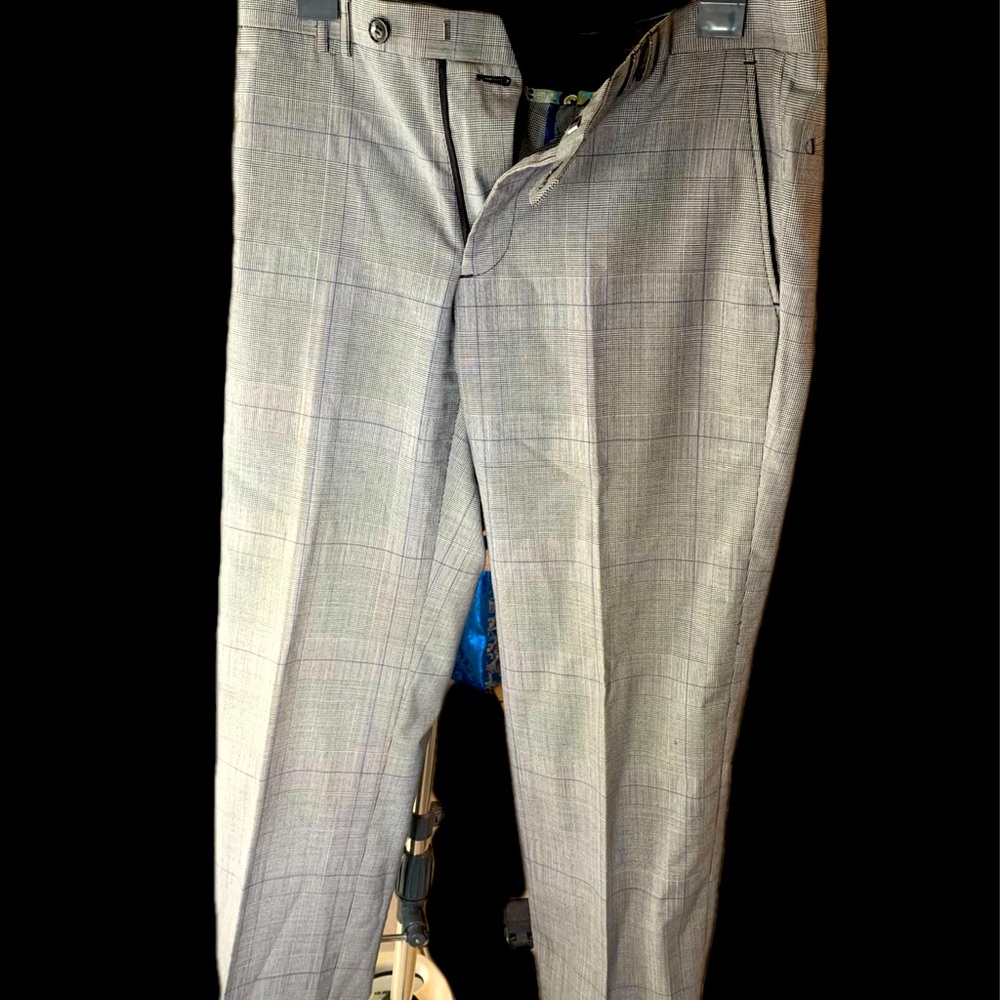 Ben Sherman Plaid Slacks
